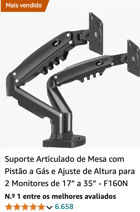 Suporte Ajustável para Monitor